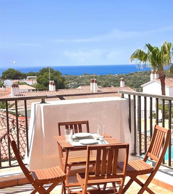 Atico Con Vistas Al Mar Cala Enporter Cala En Porter  Zewnętrze zdjęcie
